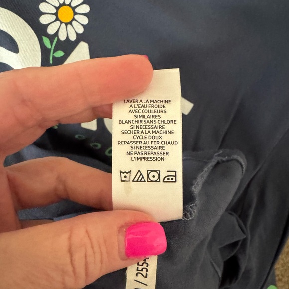 Life Is Good Navy Crewneck Tee with Motivational Patch - Picture 7 of 7